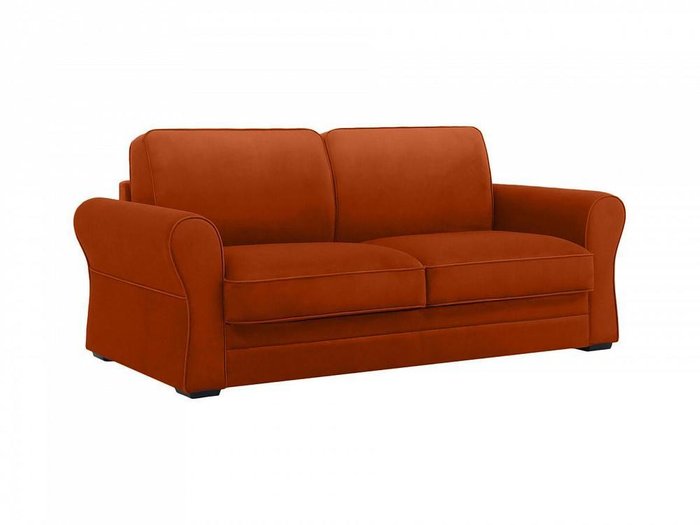 Двухместный диван-кровать Belgian кораллового цвета - купить Прямые диваны по цене 130806.0