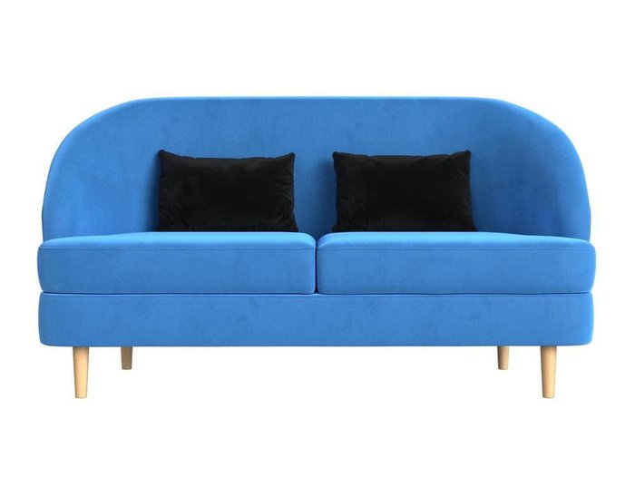 Диван Атико голубого цвета - купить Прямые диваны по цене 31999.0