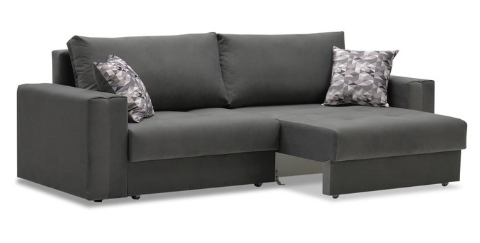 Диван-кровать Джерси серого цвета - купить Прямые диваны по цене 29330.0