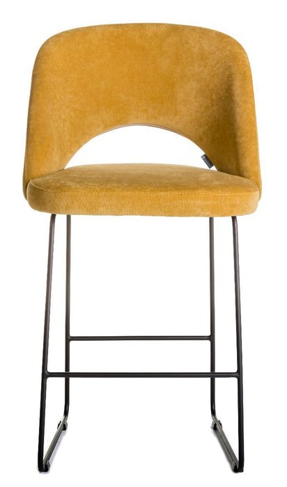 Кресло барное Lars желтого цвета - лучшие Барные стулья в INMYROOM
