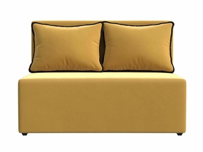 Диван-кровать Лагуна желтого цвета - купить Прямые диваны по цене 26999.0