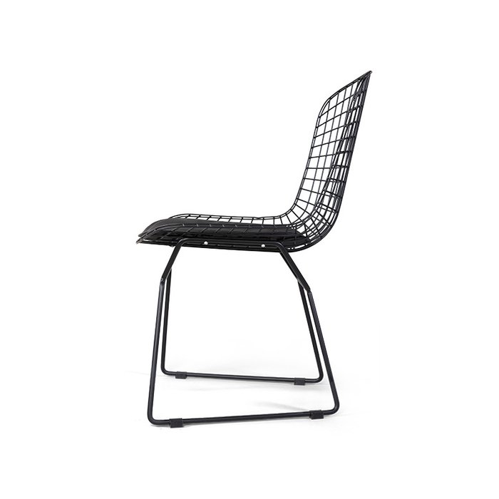Стул Bertoia черного цвета - купить Обеденные стулья по цене 6700.0