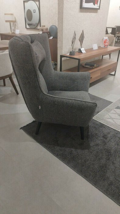 Кресло Sofy Armchair серого цвет - лучшие Интерьерные кресла в INMYROOM