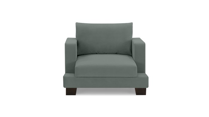 Кресло Дрезден серо-зеленого цвета - купить Интерьерные кресла по цене 22200.0