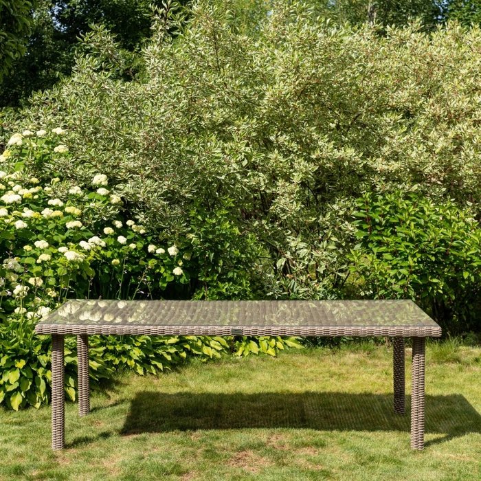 Садовый стол Antibes табачно-коричневого цвета - лучшие Садовые столы в INMYROOM