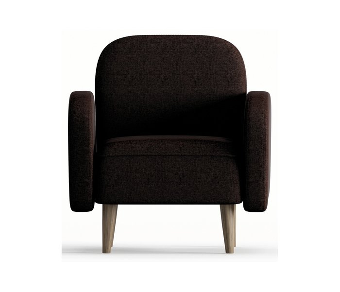 Кресло Бризби коричневого цвета - купить Интерьерные кресла по цене 15490.0