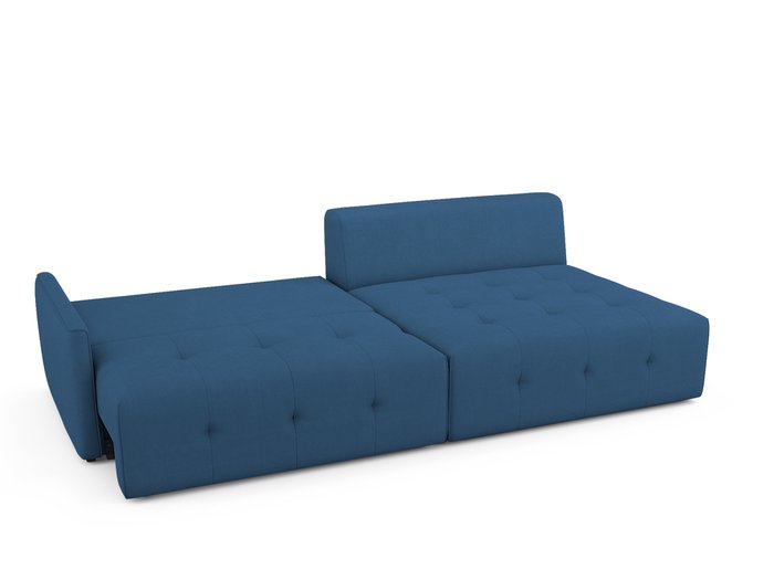 Угловой Диван-кровать Bronks правый синего цвета - купить Угловые диваны по цене 80800.0