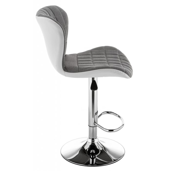 Барный стул Brend серо-белого цвета - лучшие Барные стулья в INMYROOM