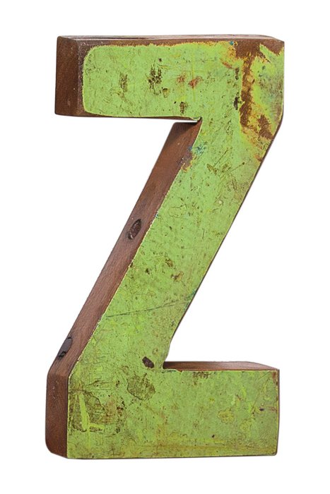 Декор буква Z из фрагмента рыболовецкого судна