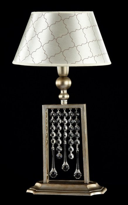 Настольная лампа Bience с подвесками из хрусталя - лучшие Настольные лампы в INMYROOM