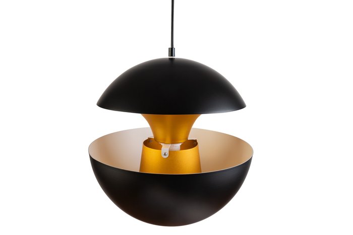 Подвесной светильник черно-золотого цвета - купить Подвесные светильники по цене 10200.0