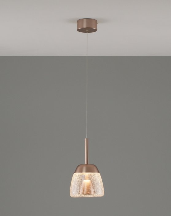 Подвесной светодиодный светильник Eir коричневого цвета - купить Подвесные светильники по цене 7990.0
