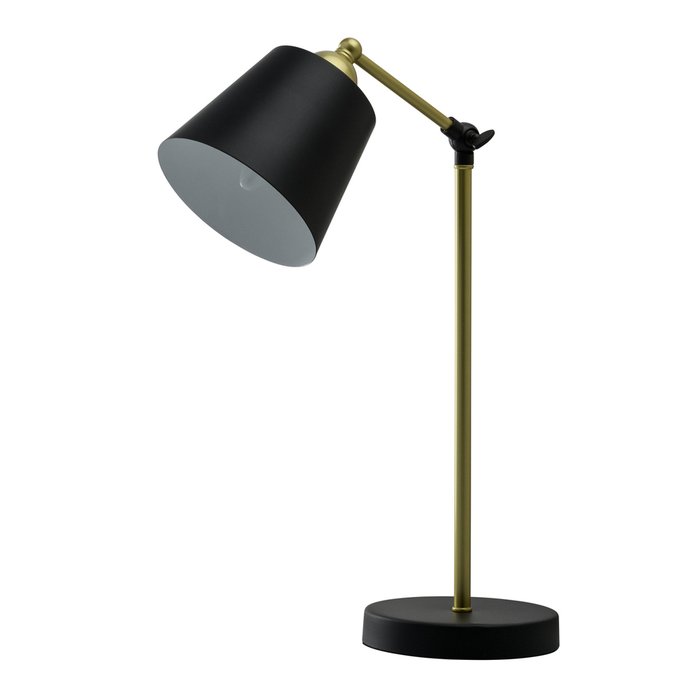 Настольная лампа Таун с черным плафоном 