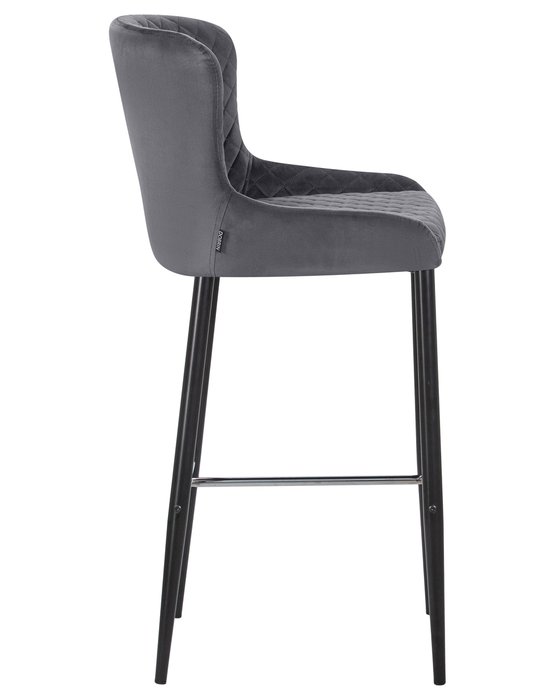 Стул барный Christian темно-серого цвета - лучшие Барные стулья в INMYROOM