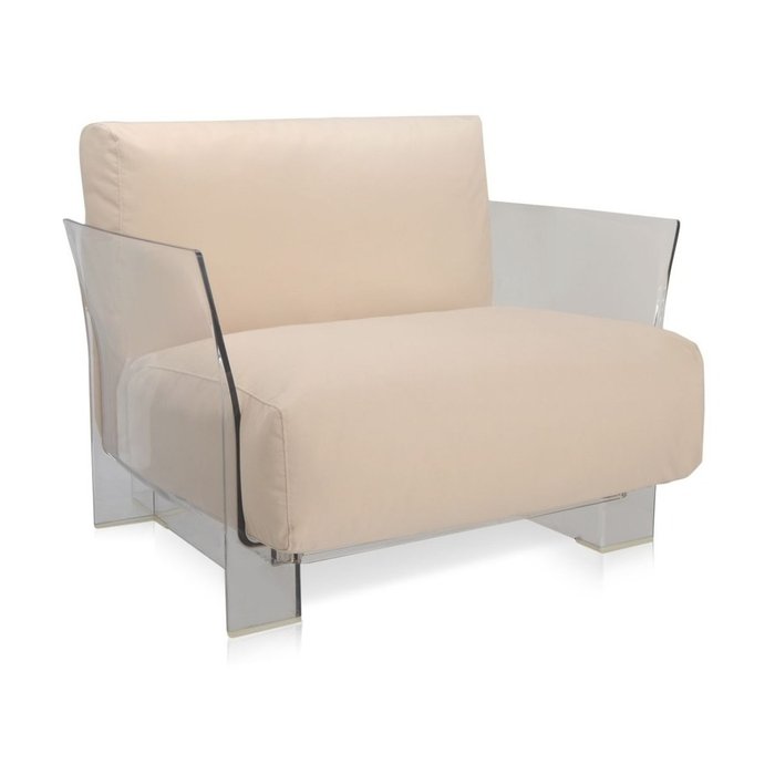 Кресло Pop светло-коричневого цвета