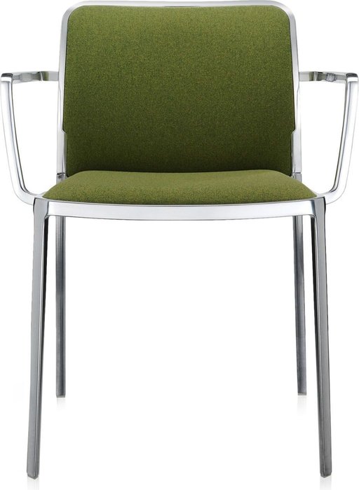 Стул Audrey Soft с подлокотниками кислотно-зеленого цвета - купить Обеденные стулья по цене 86596.0