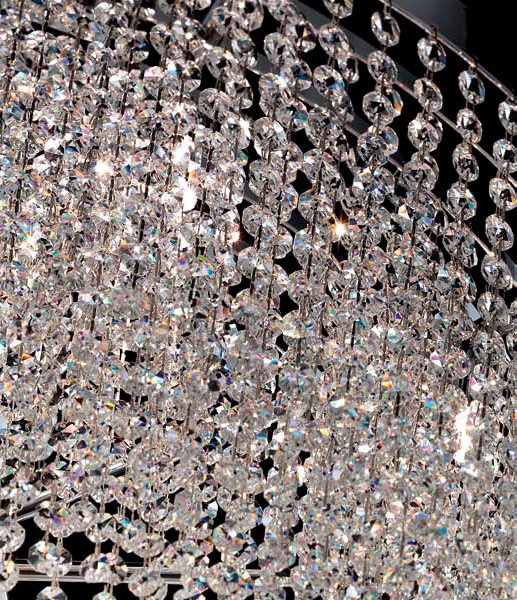 Потолочный светильник Masiero из  прозрачных хрустальных нитей - лучшие Подвесные люстры в INMYROOM