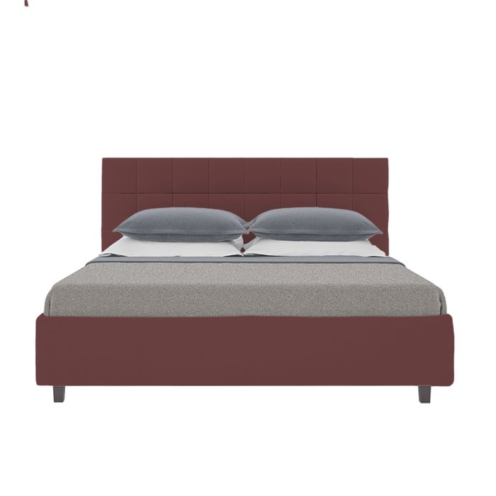 Кровать Wales Велюр Коричневый 180х200 - лучшие Кровати для спальни в INMYROOM