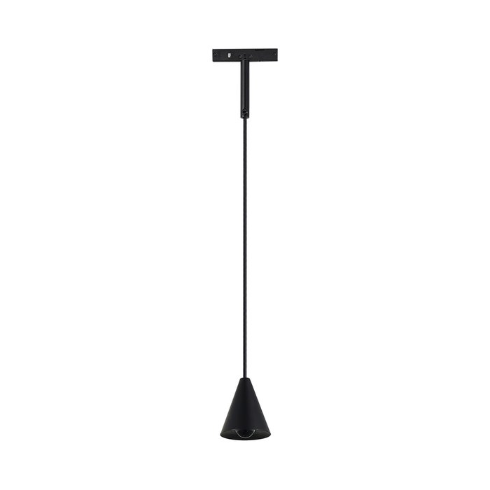 Магнитный трековый светильник Черный LED 1*5W 3000K Lm Ra>90 40° IP20 D80xH98 24V SUPER5 - лучшие Трековые светильники в INMYROOM Магнитный трековый светильник Черный LED 1*5W 3000K Lm Ra>90 40° IP20 D80xH98 24V SUPER5 - лучшие Трековые светильники в INMYROOM