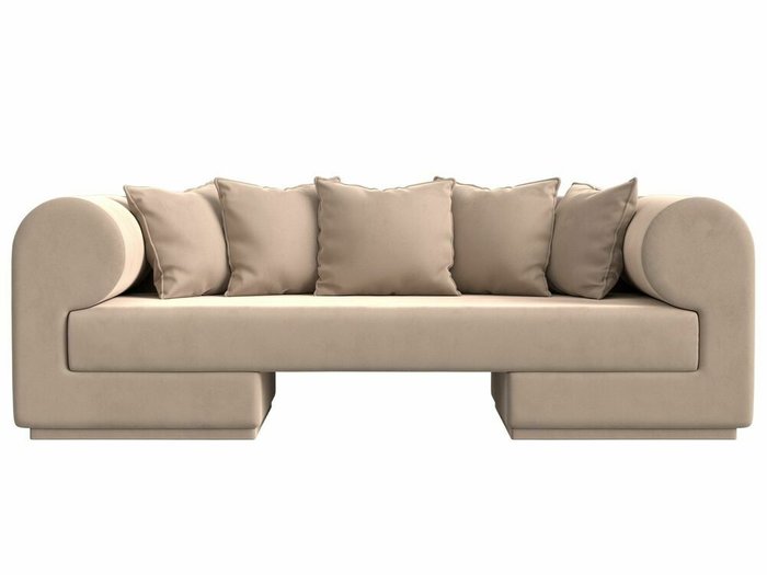 Прямой диван Кипр бежевого цвета  - купить Прямые диваны по цене 49999.0