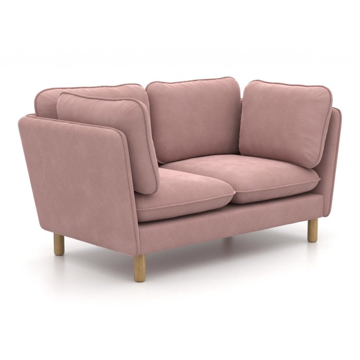 Диван Wes розового цвета - купить Прямые диваны по цене 55800.0