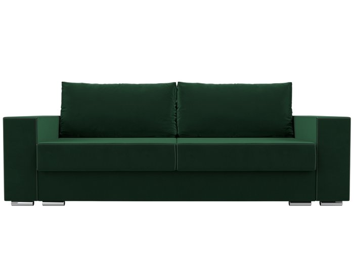 Прямой диван-кровать Исланд зеленого цвета - купить Прямые диваны по цене 51999.0