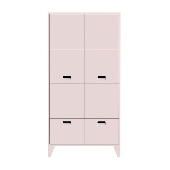 Шкаф Nikki Pink розового цвета