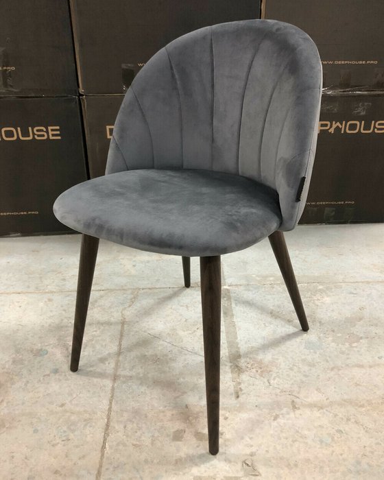 Стул Париж тсеро-коричневого цвета - купить Обеденные стулья по цене 6900.0