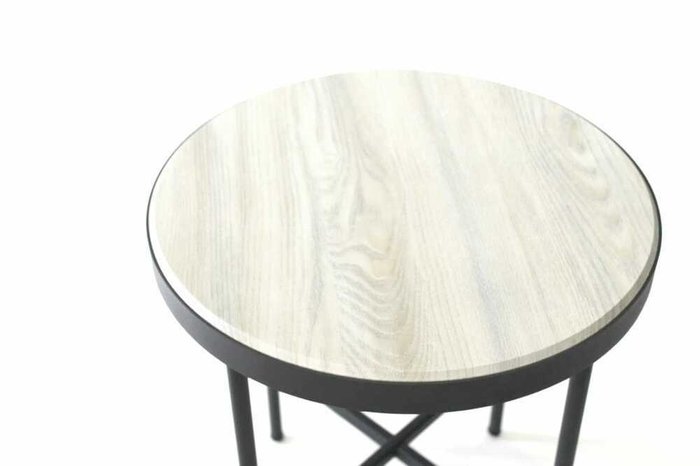 Кофейный столик Callisto М черно-бежевого цвета - купить Кофейные столики по цене 5754.0