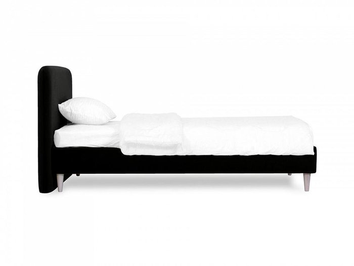Кровать Prince Philip L 120х200 черного цвета  - купить Кровати для спальни по цене 52020.0