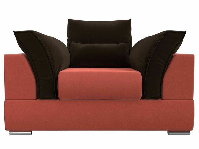 Кресло Пекин кораллово-коричневого цвета - купить Интерьерные кресла по цене 39999.0