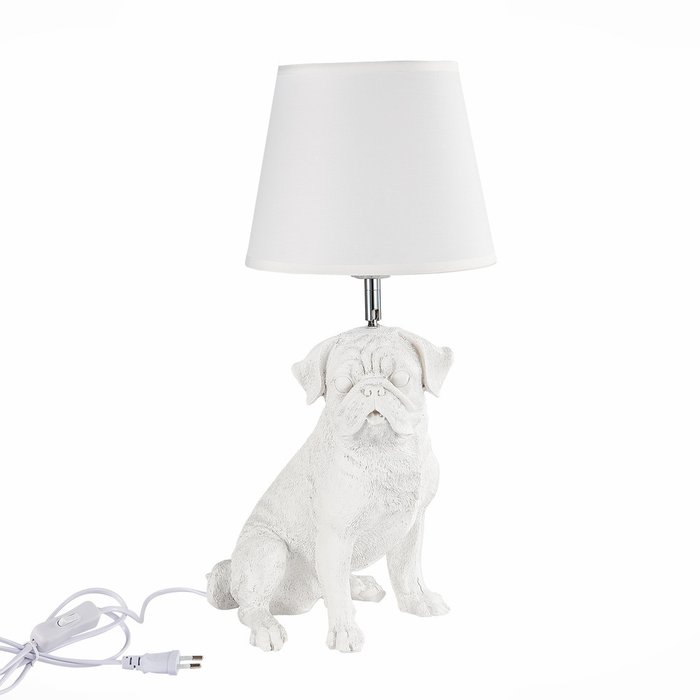 Настольная лампа Narni белого цвета - купить Настольные лампы по цене 6405.0