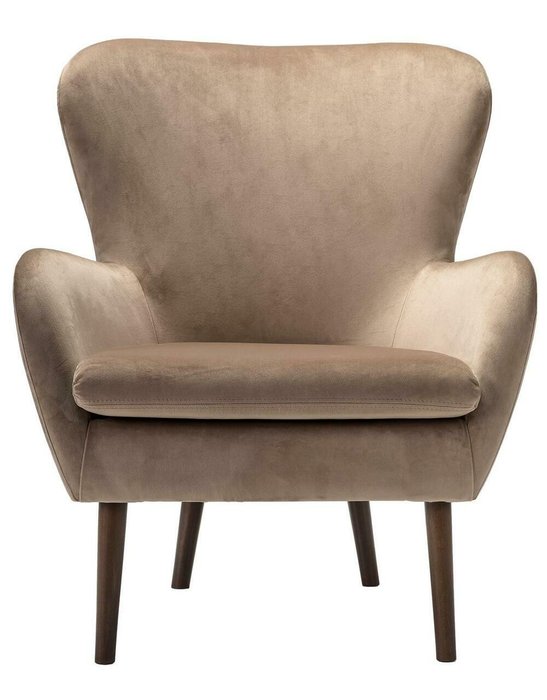 Кресло Дижон бежевого цвета - купить Интерьерные кресла по цене 21900.0