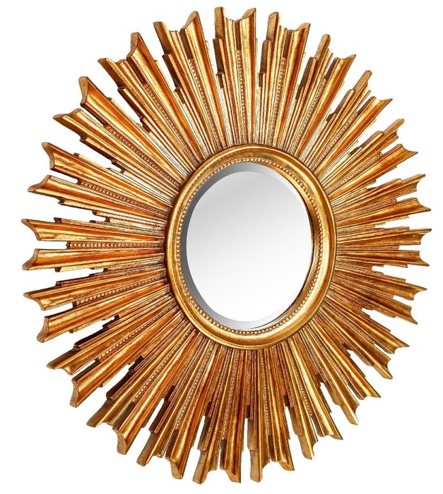 Настенное Зеркало-солнце Sunny Gold   - купить Настенные зеркала по цене 31000.0