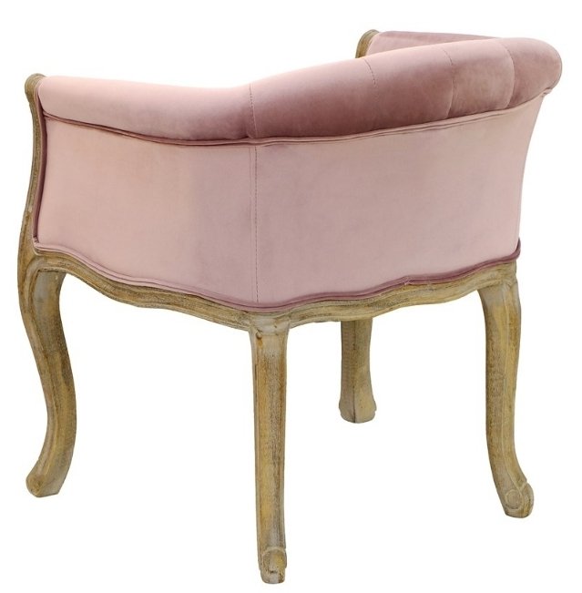 Кресло розового цвета с каркасом из дерева - лучшие Интерьерные кресла в INMYROOM