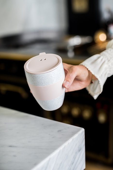 Термокружка Aroma To Go organic розовая - лучшие Для чая и кофе в INMYROOM
