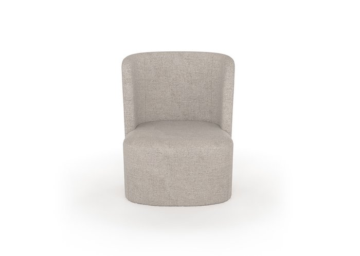 Кресло E7.5 в обивке из рогожки бежевого цвета - купить Интерьерные кресла по цене 37900.0