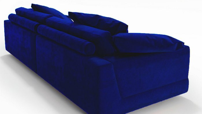 Диван Amur темно-синего цвета - лучшие Прямые диваны в INMYROOM