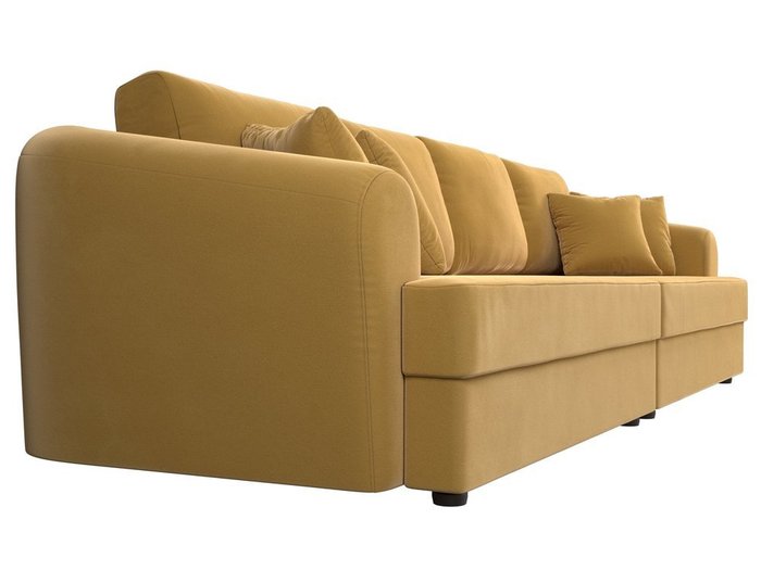 Прямой диван-кровать Милтон желтого цвета - лучшие Прямые диваны в INMYROOM