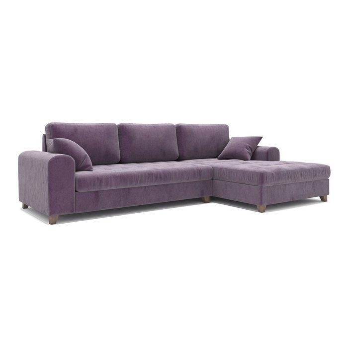 Диван-кровать Vittorio MTR угловой фиолетового цвета