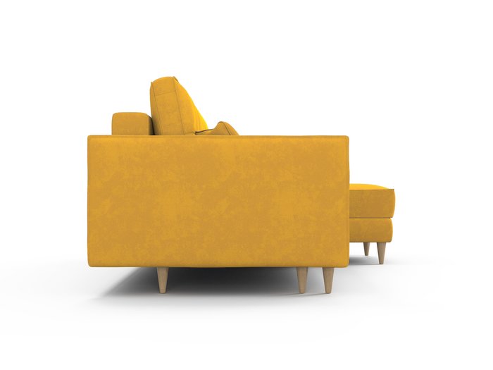 Угловой диван-кровать Дрезден желтого цвета - лучшие Угловые диваны в INMYROOM