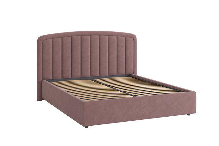 Кровать Сиена 2 160х200 розово-коричневого цвета без подъемного механизма  - купить Кровати для спальни по цене 32580.0