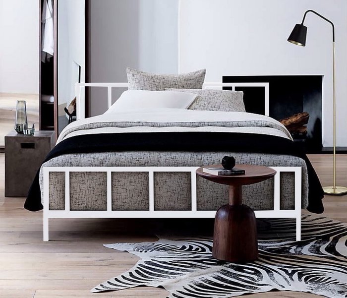 Кровать Денвер 140х200 белого цвета - лучшие Кровати для спальни в INMYROOM