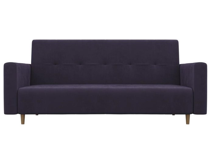 Прямой диван-кровать Вест фиолетового цвета - купить Прямые диваны по цене 26990.0