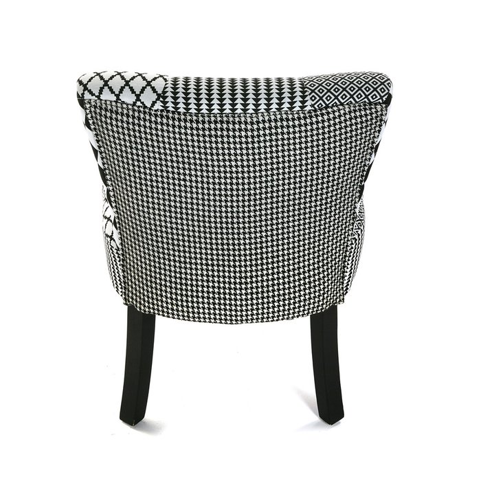 Кресло Geometrico W&B черно-белого цвета - лучшие Интерьерные кресла в INMYROOM