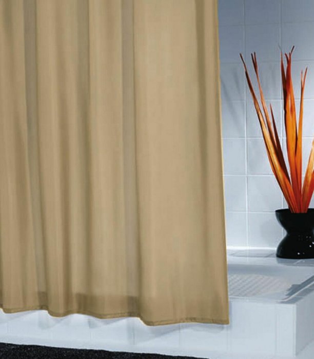 Штора для ванных комнат Uni кремовый - купить Шторки для душа по цене 2546.0