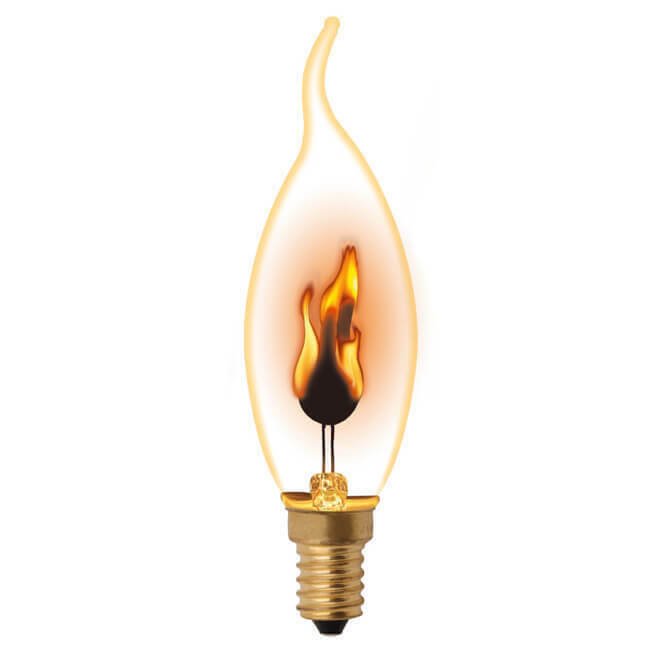 Ретро-лампа IL-N-CW35-3/RED-FLAME/E14/CL Ретро-лампа IL-N-CW35-3/RED-FLAME/E14/CL
