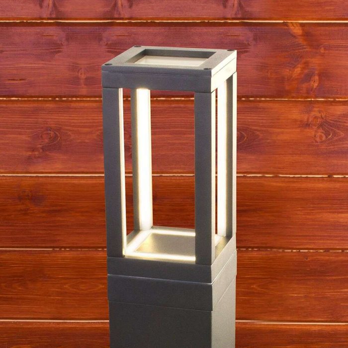 Ландшафтный светодиодный светильник Frame LED IP54 1529 TECHNO LED серый - лучшие Наземные светильники в INMYROOM