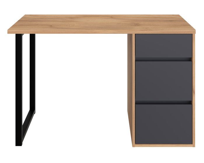 Письменный стол С-401 бежево-серого цвета - купить Письменные столы по цене 13850.0
