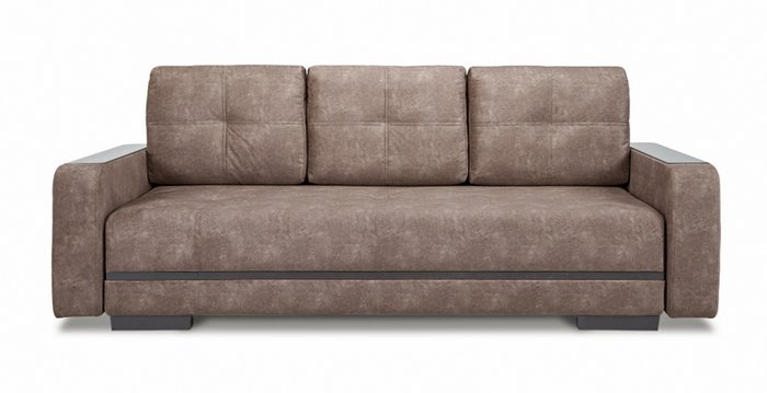 Прямой диван-кровать Марио Modern коричневого цвета